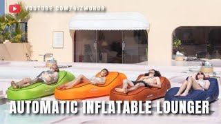 Gizmo Hub | GIGA LOUNGER: WORLD'S FIRST ONE-KEY AUTOMATIC INFLATABLE LOUNGER
