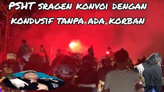 KONVOI RATUSAN RIBU WARGA PSHT DATANGI GEDUNG PENGESAHAN PSHT CABANG SRAGEN