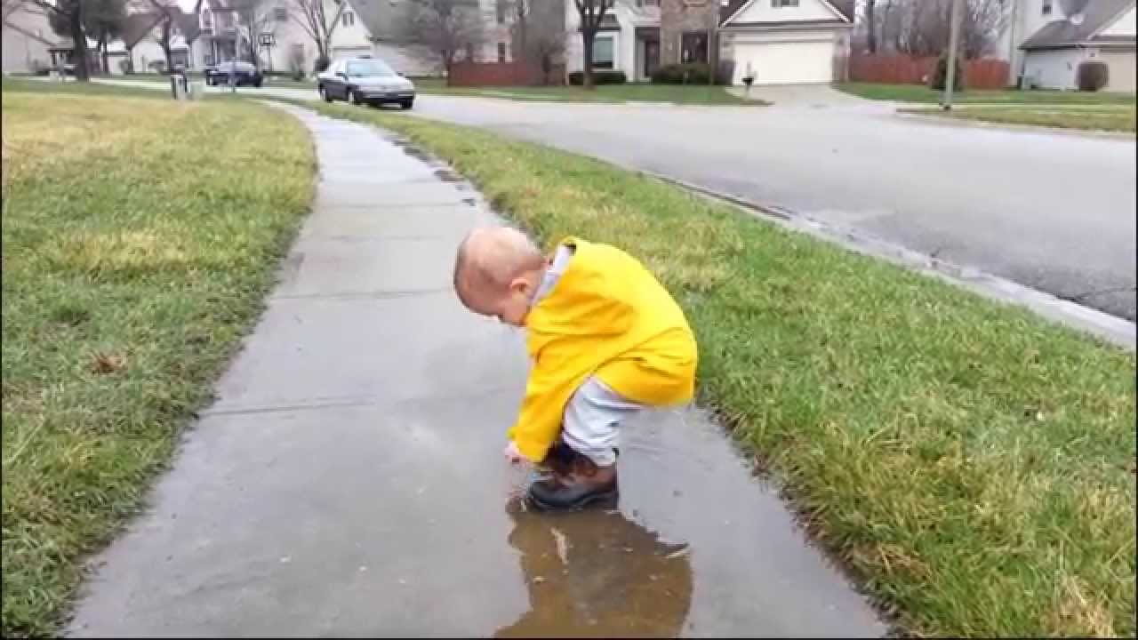 KB's First Puddle - YouTube