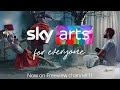 Sky arts  for everyone  now on freeview channel 11