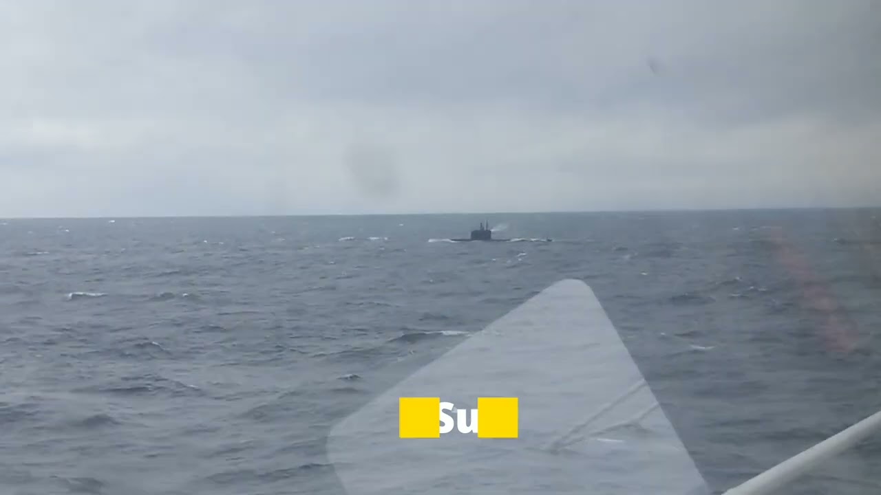 Akula class? Chasing a Russian Submarine!