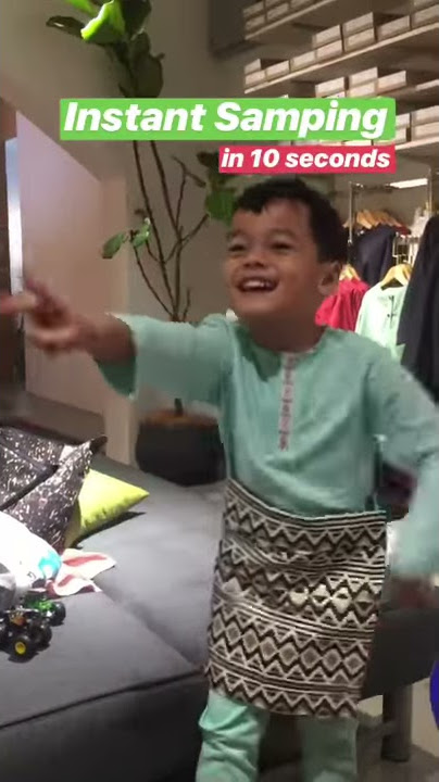 How to wear POKOKS Instant Samping? (in 10 seconds!)