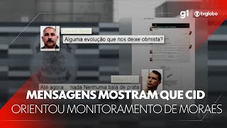 Mensagens mostram que Mauro Cid orientou monitoramento de Alexandre de Moraes #g1 #JornalNacional