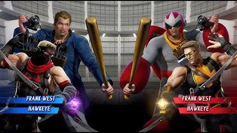 Frank West and Hawkeye vs Frank West and Hawkeye - MARVEL VS. CAPCOM: INFINITE