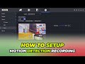 How To Setup Motion Detection Recording Hikvision NVR