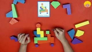 Fish and Tracktor - Mindware Block Buddies / IQ Development Game