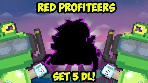 RED PROFITEERS SET CHALLENGE PRO 5 DL! OMG NEW PRO SET! GROWTOPIA INDONESIA