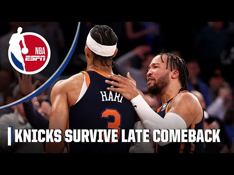 🚨 THRILLING FINISH! 🚨 Pistons-Knicks ends in a FRENZY for the ball | NBA on ESPN