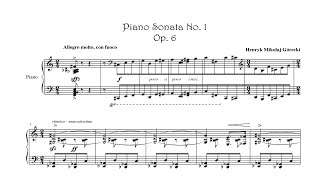 Henryk Gorecki - Piano Sonata Op.6 No.1 (1956)(Sheet+Audio) - YouTube