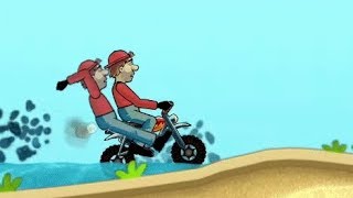 Hill Climb Racing - Vehicle - #MiniBike || Mini Bike with Booster || Two Passenger screenshot 2
