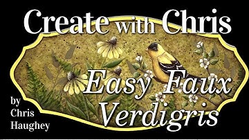 Create with Chris - Faux Verdigris