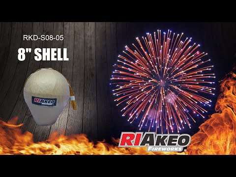 DISPLAY SHELL-8 INCH RKD-S08-05 | RIAKEO FIREWORKS