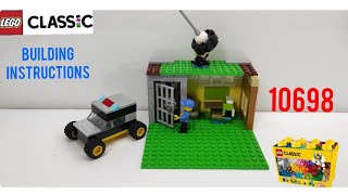 LEGO CLASSIC 10698 police. Building instructions