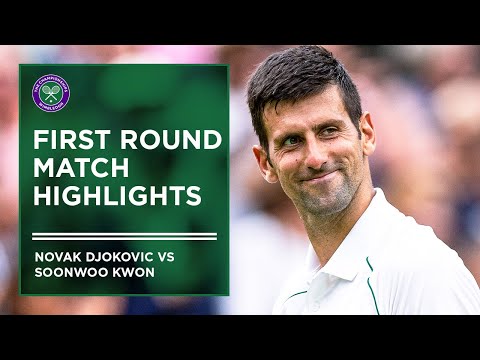 Novak Djokovic vs Soonwoo Kwon | First Round Highlights | Wimbledon 2022