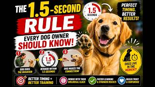 🐾 The Secret 1.5-Second Rule for Faster Dog Training #dogbreed