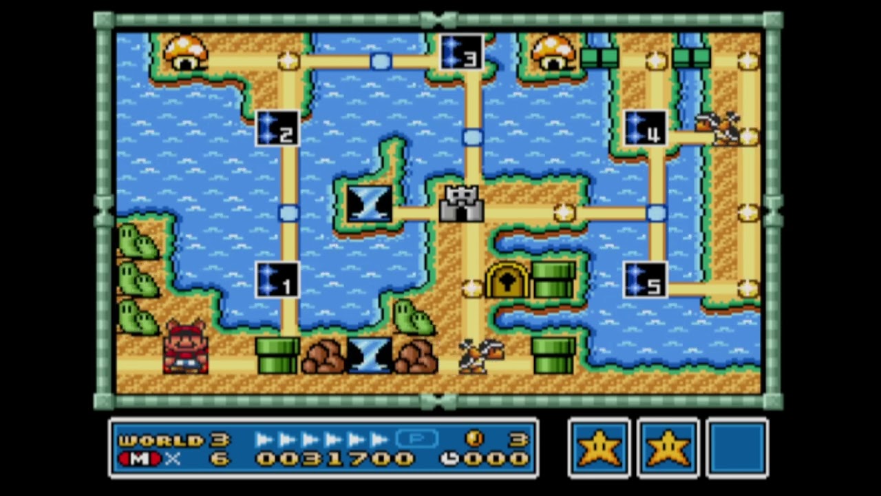 super mario bros. 3 - all stars ocean land (s l o w e d + r e v e r b) extended