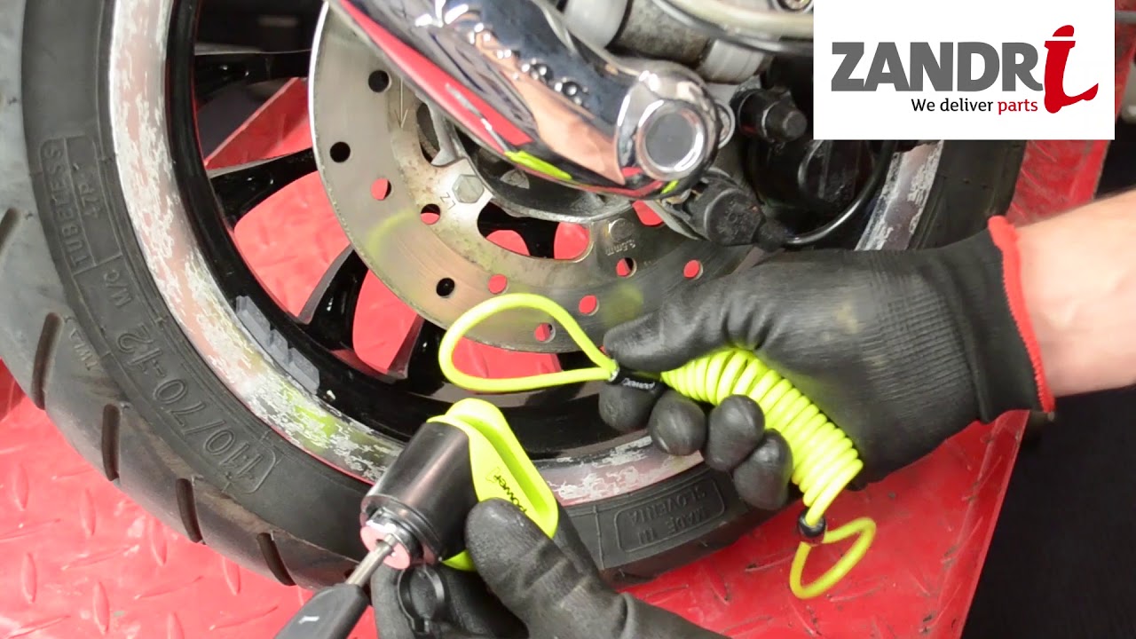 schijfremslot + alarm Vespa / Piaggio origineel 605060m