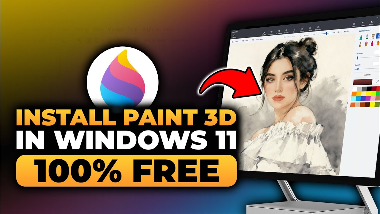 How To Install Paint 3D in Windows 11 (FREE) | 𝟮𝟬𝟮𝟲 | 100% WORKS | NO ...