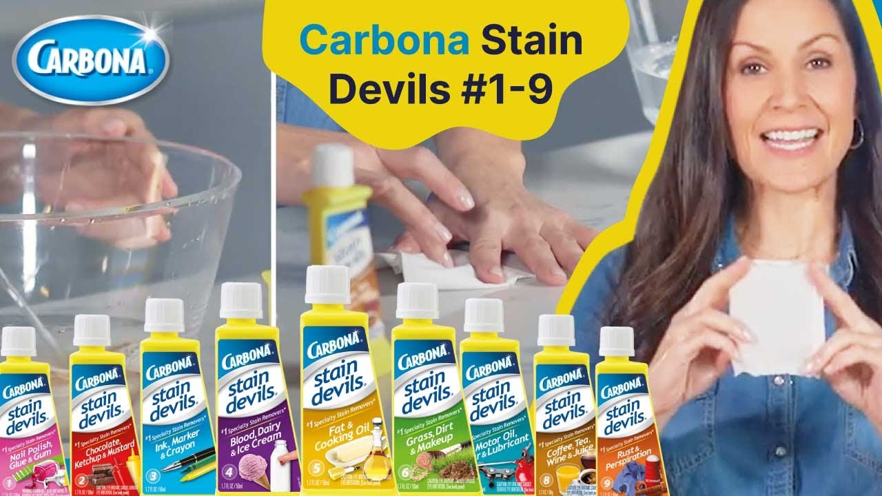 Stain Devils #3  Carbona Cleaning Products