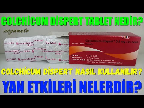 Colchicum Dispert Tablet Nedir? Colchicum Dispert'in Yan Etkileri Nedir? Colchicum Nasıl Kullanılır?