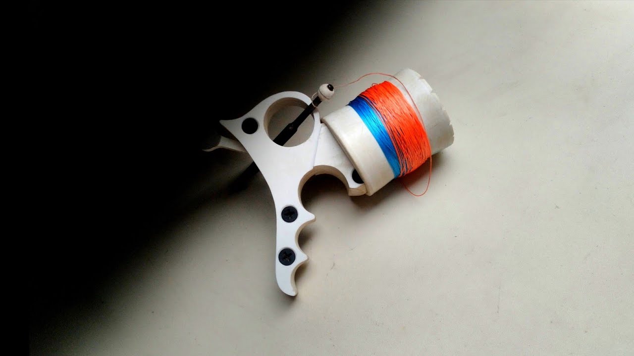 gulungan senar manual ketapel ikan