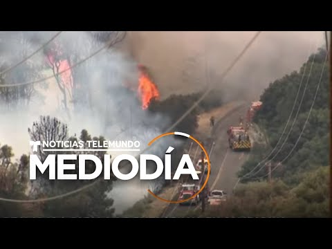 Estado de emergencia en California ante el avance de múltiples incendios | Noticias Telemundo