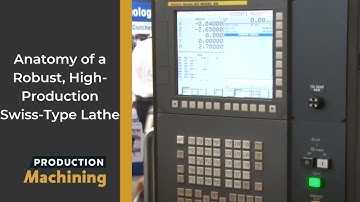 Anatomy of a Robust, High-Production Swiss-Type Lathe | PMTS 2023