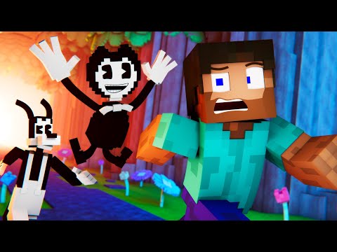 "Steve Meets Bendy" | Bendy and the Ink Machine Animated Minecraft Music Video