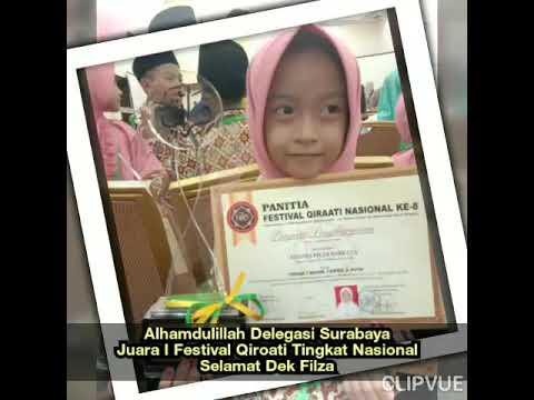 Festival Qiroati Nasional 2019 - Juara I delegasi Surabaya 😍
