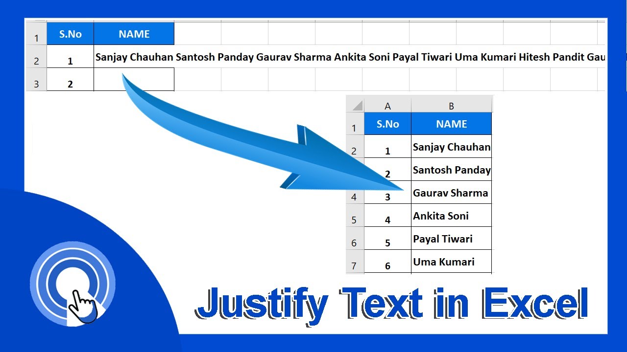 Justify Text In Excel In Hindi YouTube justify-text-in-excel-in-hindi-youtube
