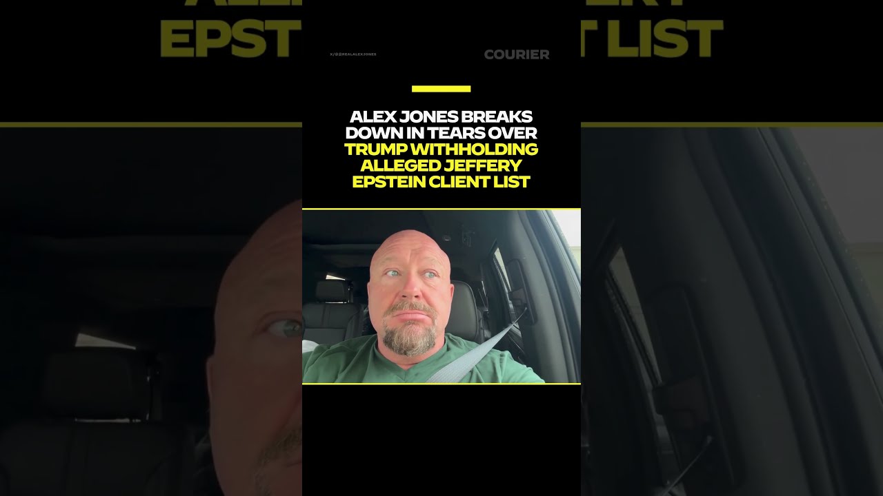 The Trump Administration Has Conservative Talk Show Host Alex Jones In Tears 