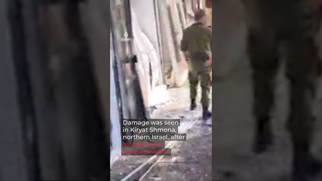 أضرار لحقت بشمال إسرائيل بعد إطلاق حزب الله وابلاً من الصواريخ
