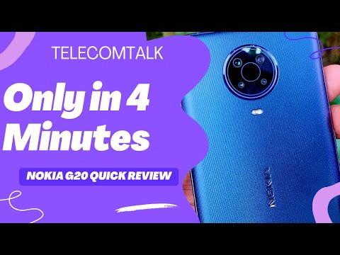 Nokia G20 Quick Review in Only Four Minutes