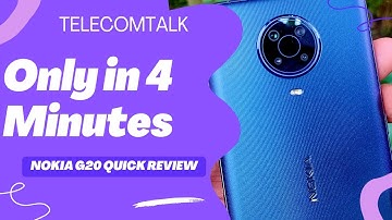 Nokia G20 Quick Review in Only Four Minutes