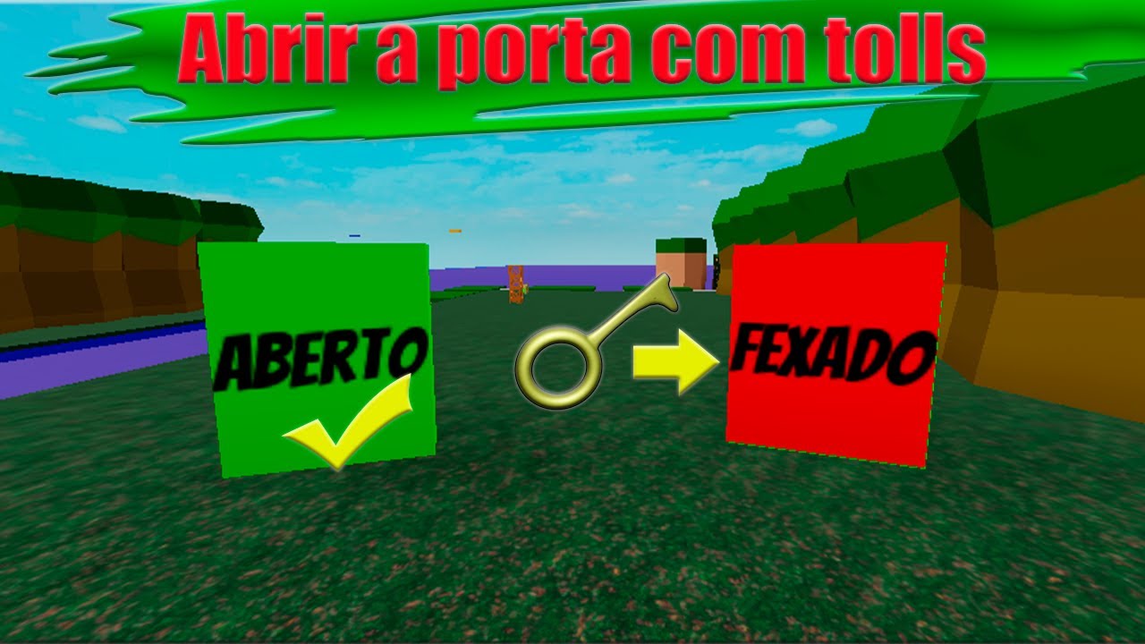 Roblox jogo porta envolvente blocos de construção montados