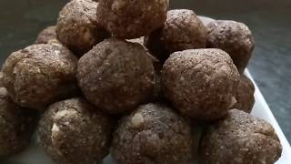 Healthy Flex seed ( Alsi ) Ladoo without Ghee & sugar / घी और चीनी बिना अलसी के पौष्टिक लडडू बनाये