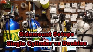 How I Setup Sidemount Bottles {[Doubles vs Singles]}