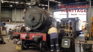 Transport Heritage NSW footage of 3001 restoration