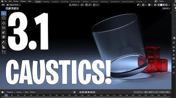 Blender 3.1 Alpha - Caustics is Here!