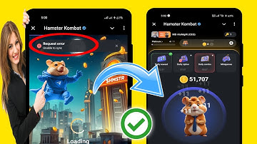 Hamster Kombat Request Error Problem| Hamster Kombat Unable to get account info problem