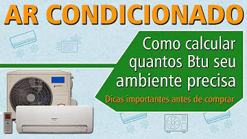 Como calcular ar condicionado para um ambiente?