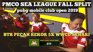 mengejutkan dunia !! Momen BTR Pecah rekor 5 kali WWCD dalam sehari | PMCO SEA GLOBAL CLUB 2019