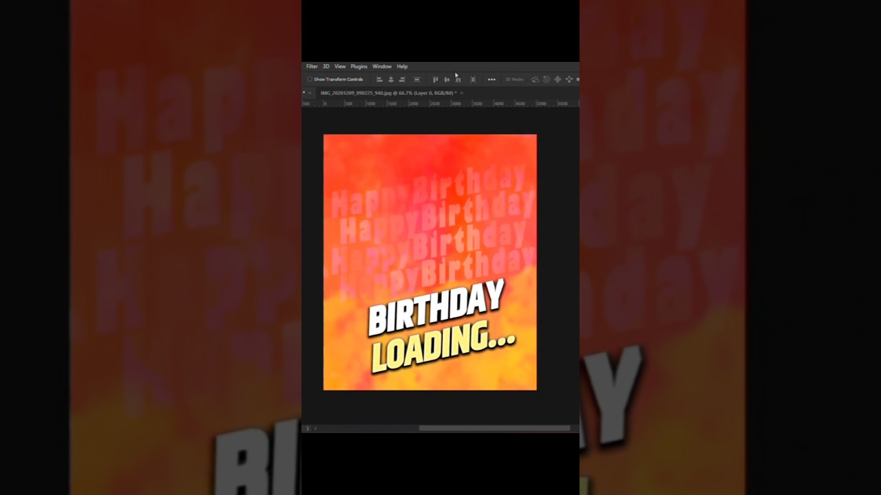 Birthday banner editing l Photoshop tutorial l 