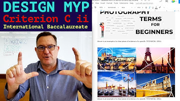 Cii MYP DESIGN Criterion C Strand ii HOW TO GET TOP MARKS