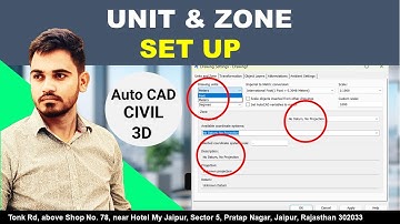 Unit and Zone Setup in Auto CAD civil 3D !! CAD CAM Trainings in jaipur!! Free Internship in Jaipur