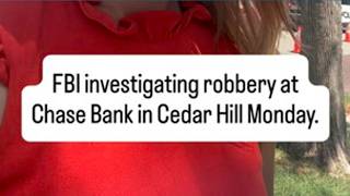 FBI investigating Bank Robbery