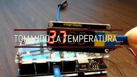 Como hacer un termometro ambiental con Arduino - Programación con Mixly
