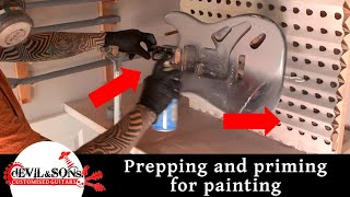 How to perfectly prep and prime for painting a guitar body