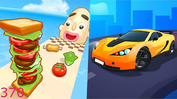 Race Master 3D Vs Sandwich Runner Max Levels Gameplay Walkthrough Android iOS 370
