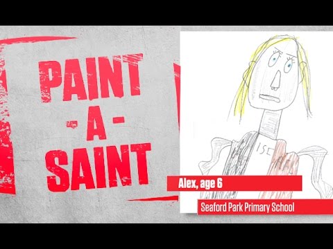 football score Paint-A-Saint by Alex (6 yrs old)